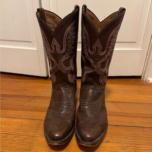 VGUC Miron Crosby Samantha Whiskey Size 9.5 cowgirl boots